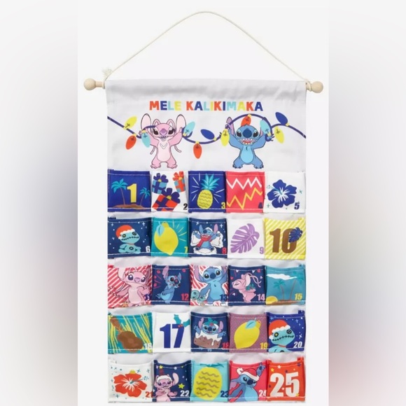 Disney Lilo & Stitch Pocket Advent Calendar Christmas - Picture 1 of 2